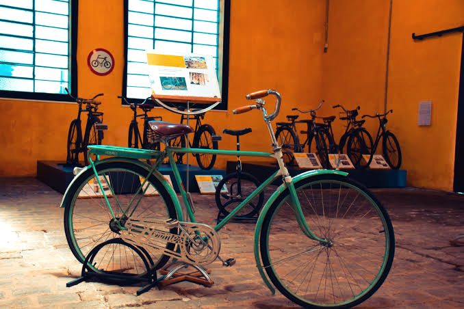 Exposição de bicicletas